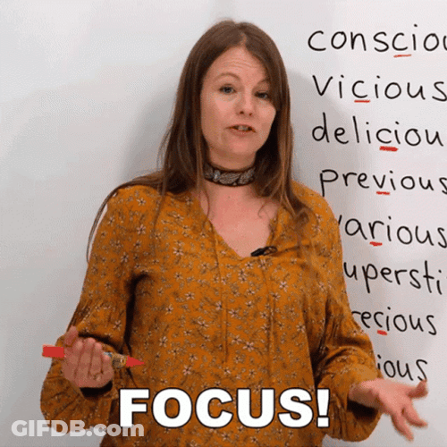 Focus Emma Engvid Teaching GIF