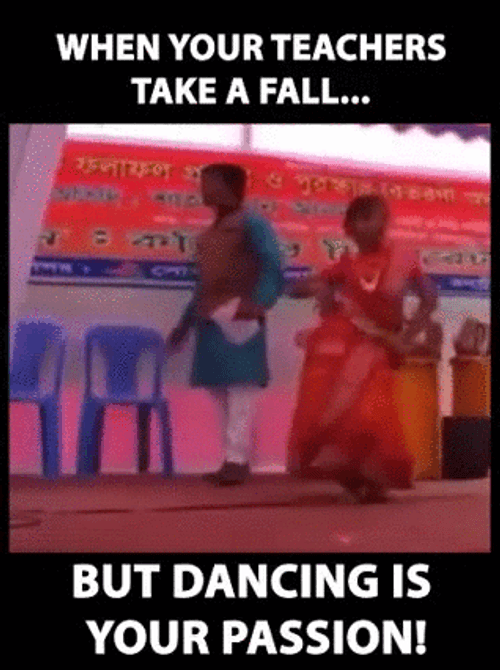 Focus Funny Fall Dancing GIF