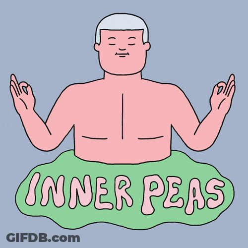 Focus Inner Peace Vegan GIF
