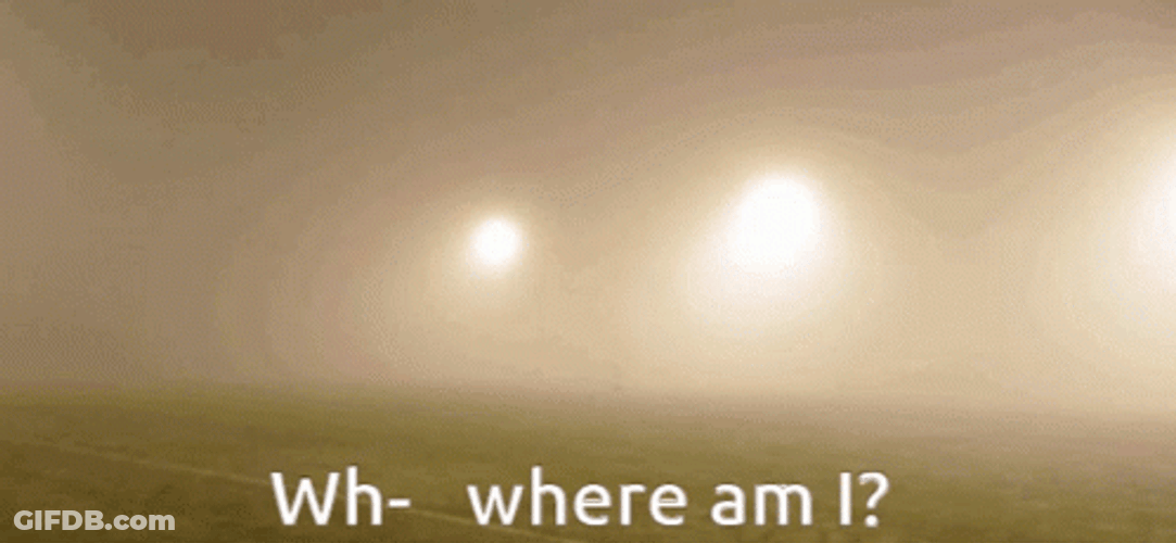 Fog In The Road GIF