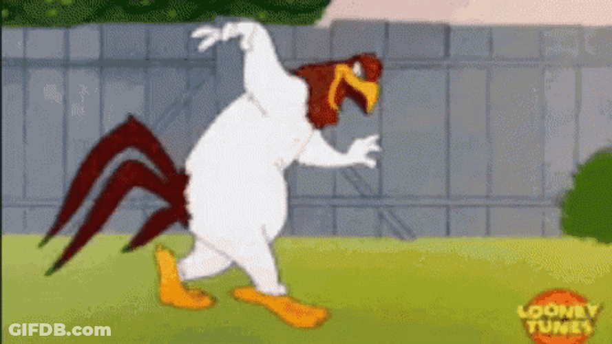 Foghorn Leghorn Funny Slow Walk GIF