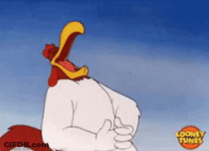 Foghorn Leghorn Laughing Out Loud GIF