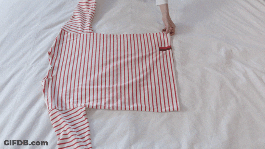 Folding Large Sweatshirt GIF