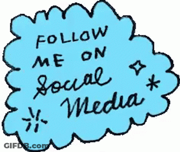 Follow Me Up On Social Media GIF