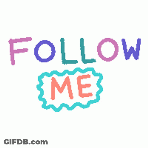 Follow Me Up Pastel Color GIF