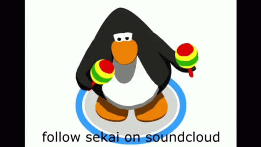 Follow Sekai On Soundcloud Club Penguin Shake GIF