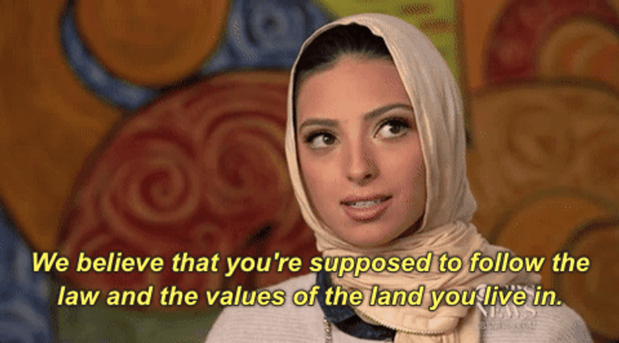 Follow The Law And Values Of The Land GIF