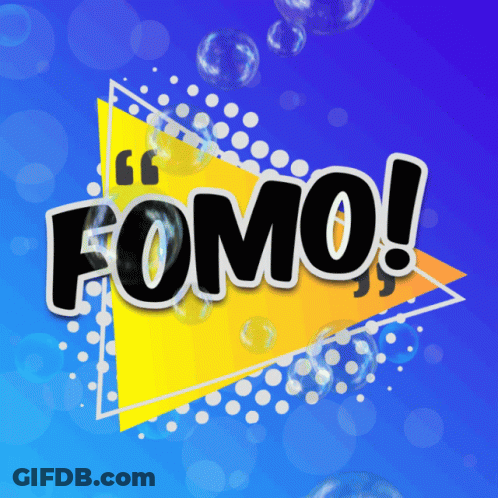 Fomo Sign With Bubbles GIF
