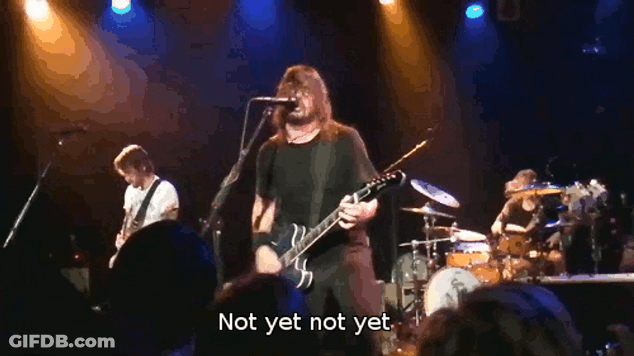 Foo Fighters Perform Rock Is It Friday Yet GIF