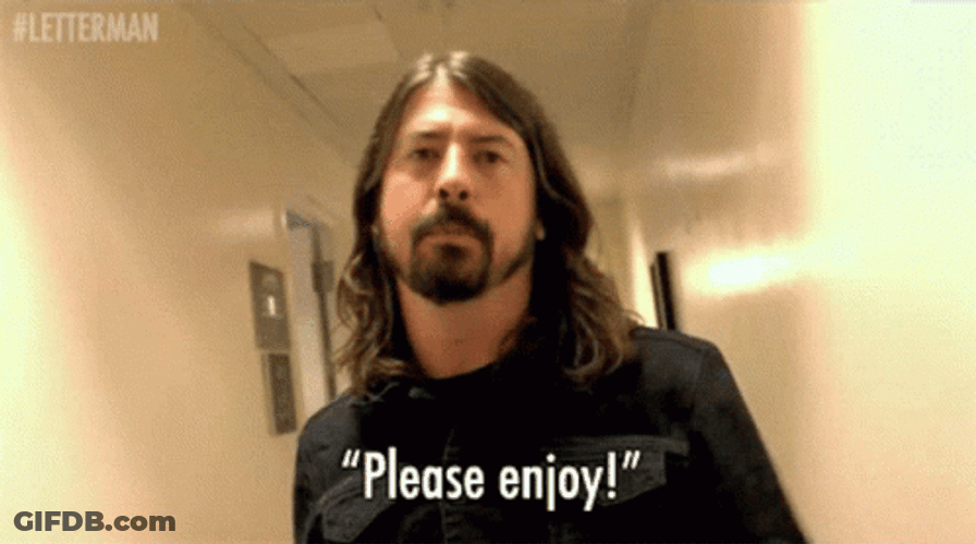 Foo Fighters Please Enjoy GIF