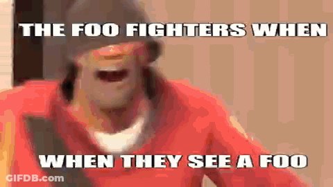 Foo Fighters Seeing Foo Poster GIF