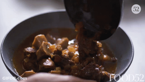 Food Being Poured Into Bowl 52 GIF