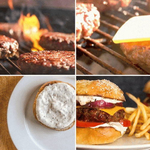Food Collage Cookout GIF