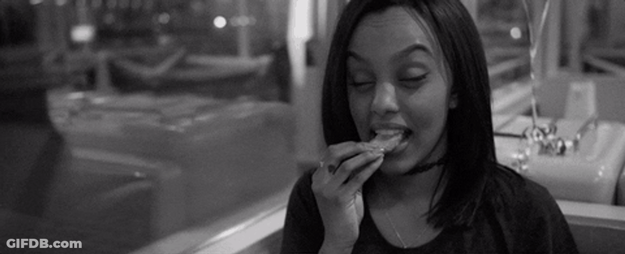 Food Coma Ruth B Passing Out GIF