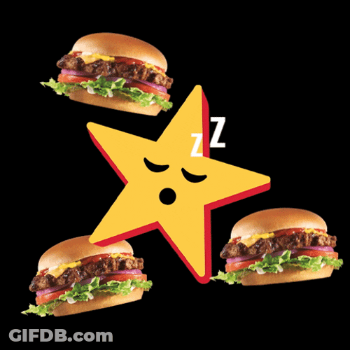 Food Coma Sleeping Star Visual Art GIF
