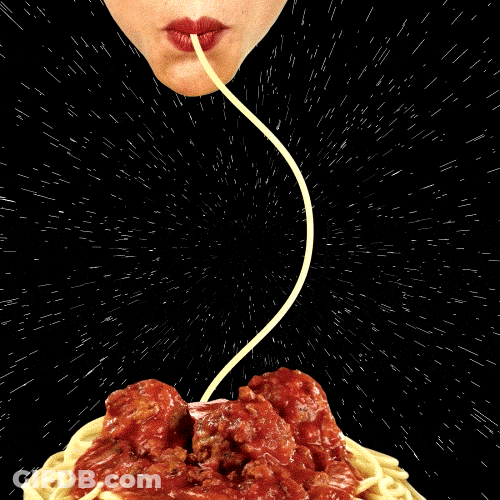 Food Pasta Spaghetti With Meatballs GIF