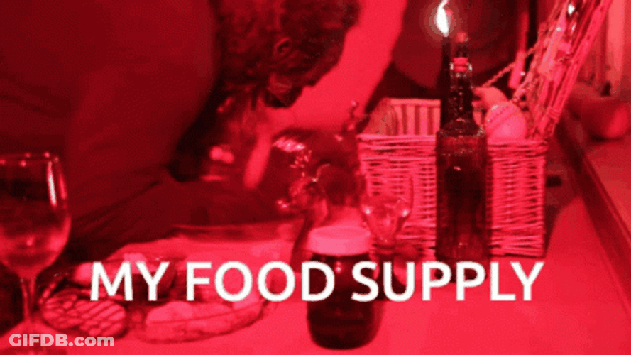 Food Supply Hoarders GIF