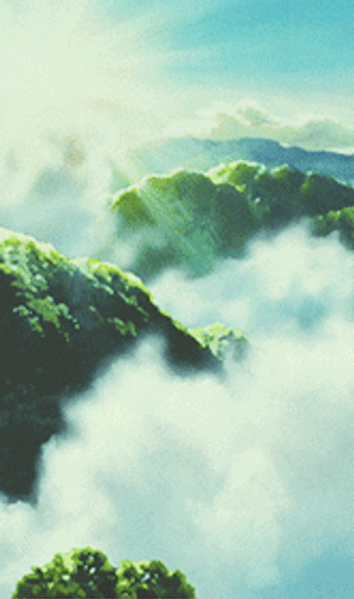 Foogy Mountain Aesthetic PFP GIF