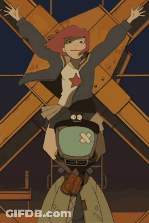 Fooly Cooly Cat Flcl Mamimi Samejima GIF