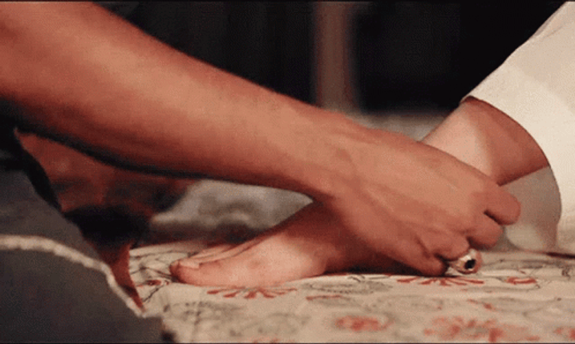 Foot Bracelet And Foot Fetish GIF