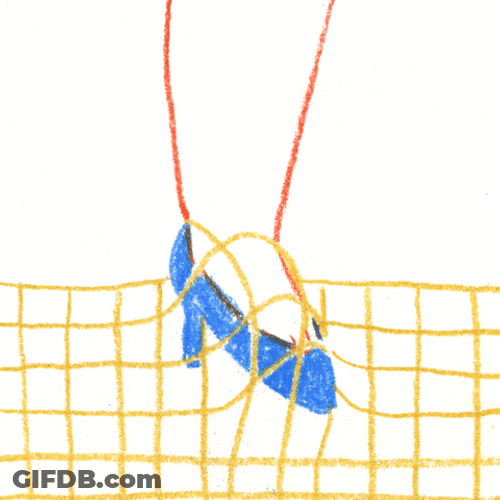 Foot Caught In A Net GIF