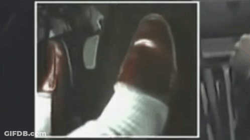 Foot Pressing Button GIF