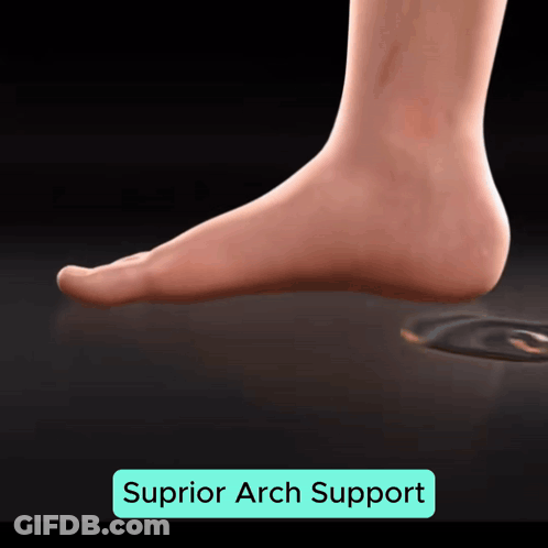 Foot With Superior Arch Support GIF