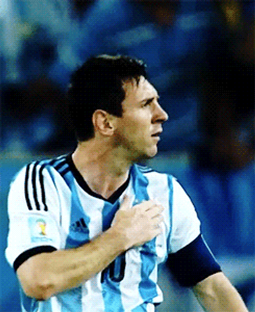 Football Athlete From Argentina Lionel Messi GIF