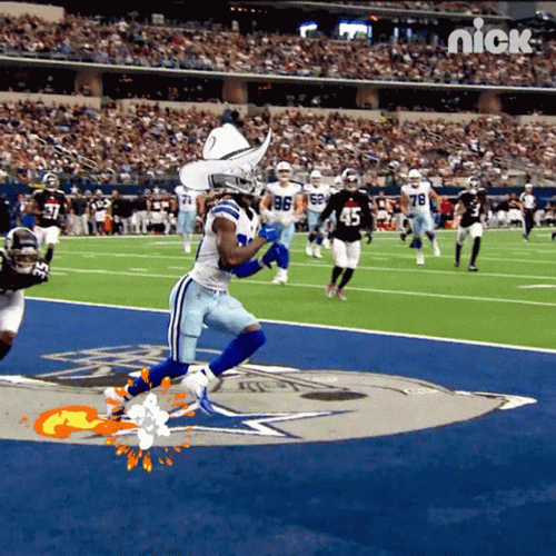 Football Catch Edited Run GIF