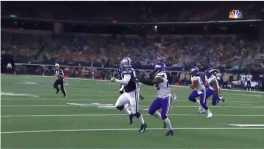 Football Catch Out Of Line GIF