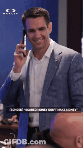 Football Coach With Headphones And Hat Talking To Players GIF