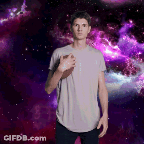 Football Fumble Galaxy Background GIF