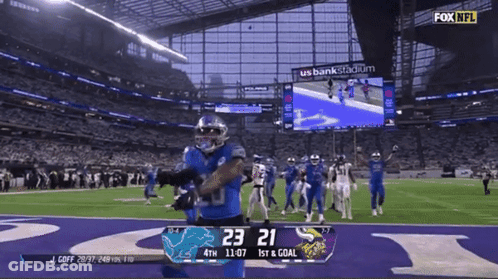Football Game At US Bank Stadium GIF