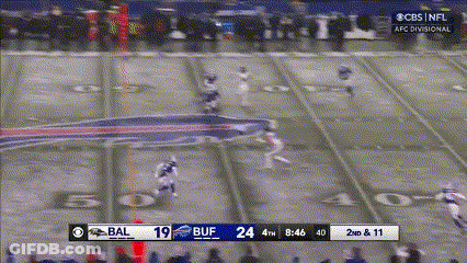 Football Game Between BAL And BUF GIF