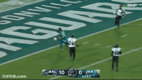 Football Game Between Bal And Jax GIF