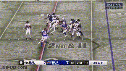 Football Game Between Chargers And Buffalo Bills GIF