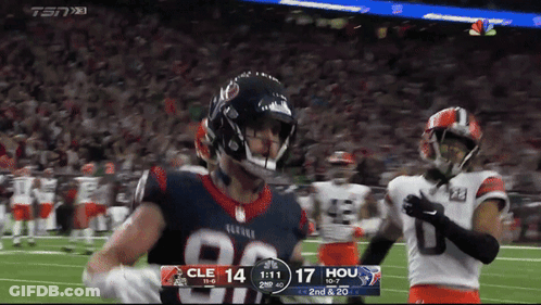 Football Game Between CLE And HOU GIF