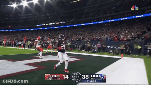 Football Game Between CLE And HOU GIF