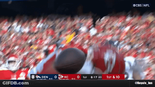 Football Game Between DEN And KC GIF