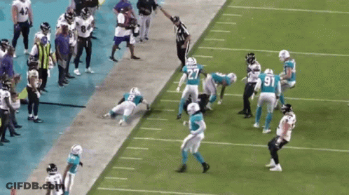 Football Game Between Indians And Hous GIF