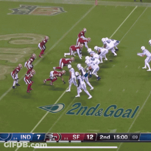 Football Game Between Indians And San Francisco 49Ers GIF