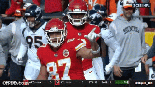 Football Game Between KC And Arizona On CBS GIF