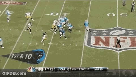Football Game Between Pit 23 And Car 6 GIF