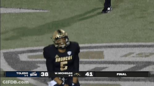 Football Game Between Toledo And Michigan GIF