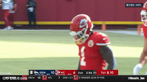 Football Game Broadcast On CBS And NFL GIF