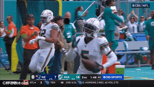 Football Game Broadcast On CBS GIF
