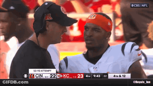Football Game Broadcast On CBS GIF