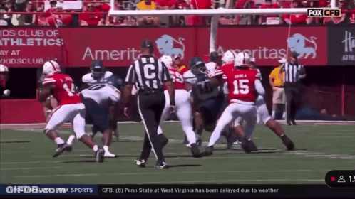 Football Game Broadcast On Fox Sports GIF