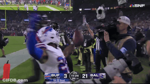 Football Game Broadcast On SNF GIF