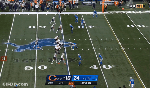 Football Game Detroit Lions Vs Bears GIF